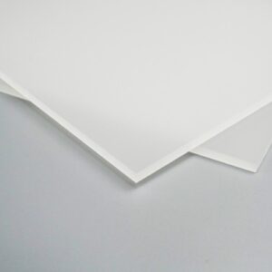 Placa De Acrílico Blanco Esmerilado 2mm Corte A Medida