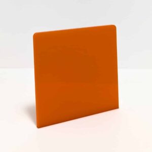 Placa De Acrílico Naranja Oscuro 2mm Corte A Medida