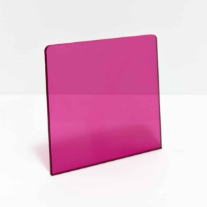 Placa De Acrílico Lila Transparente 2mm Corte A Medida